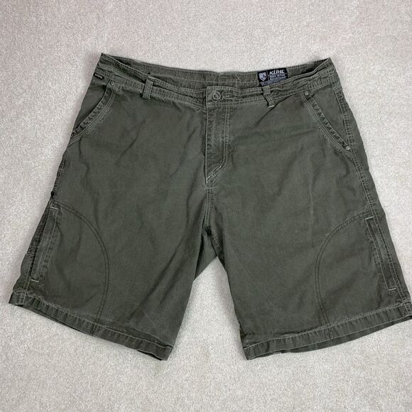 Kuhl Men’s Vintage Patina Dye Hiking Shorts Zip Cargo Pockets Size 40 - Picture 1 of 13
